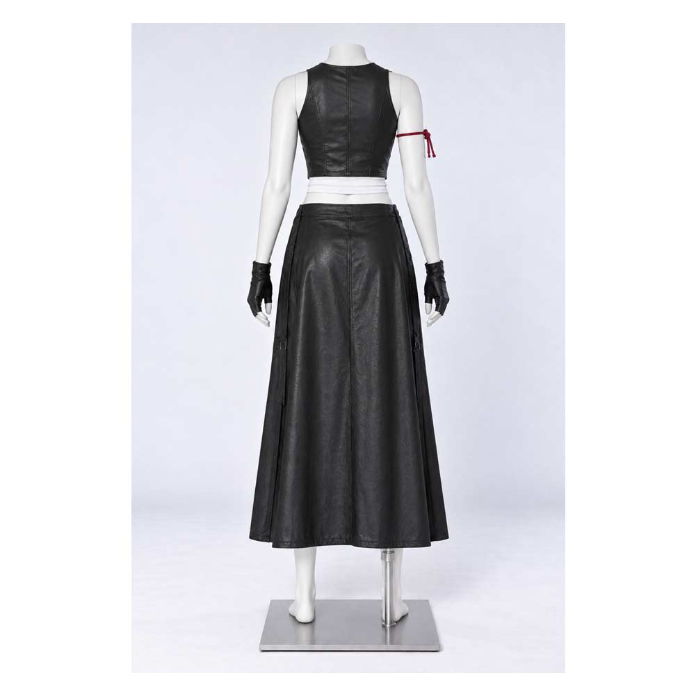 Final Fantasy VII: Advent Children Tifa Lockhart Black Set Halloween Costume