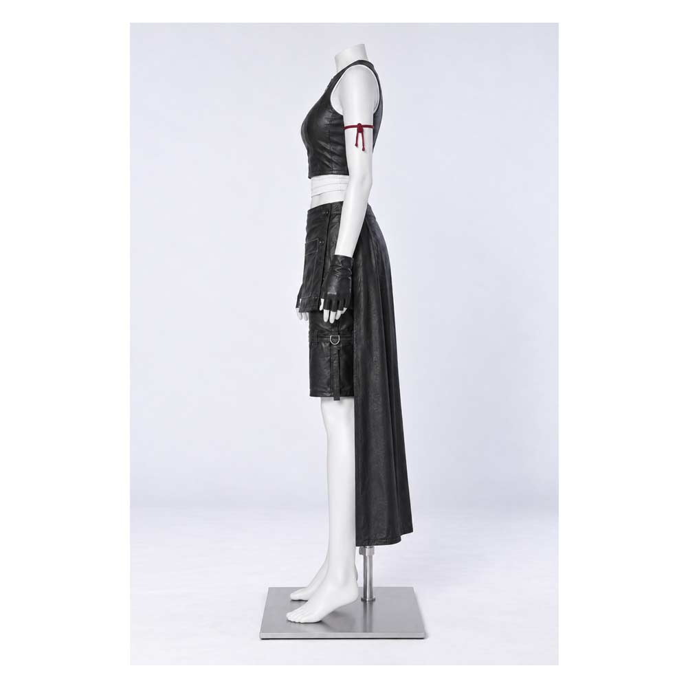 Final Fantasy VII: Advent Children Tifa Lockhart Black Set Halloween Costume