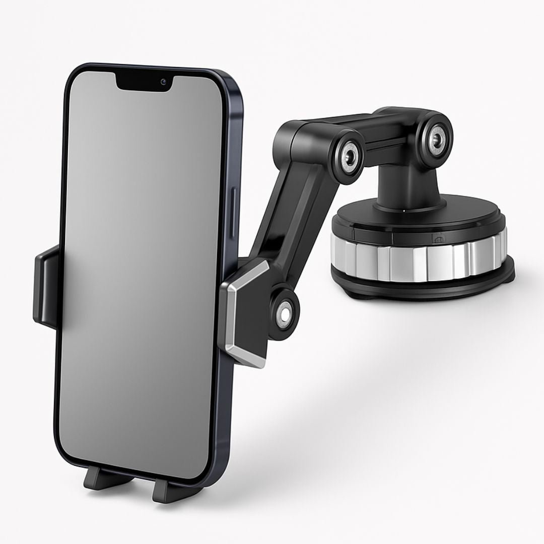 Car Phone Holder – 360° Suction Mount for Windscreen & Dashboard