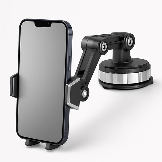 Car Phone Holder – 360° Suction Mount for Windscreen & Dashboard