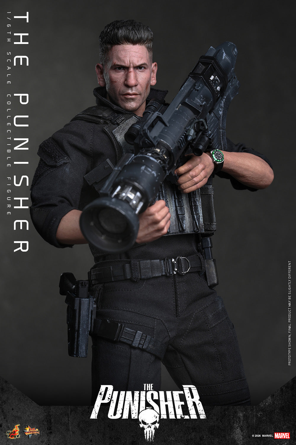 Skull-Emblem Vigilante 1/6 Scale Action Figure