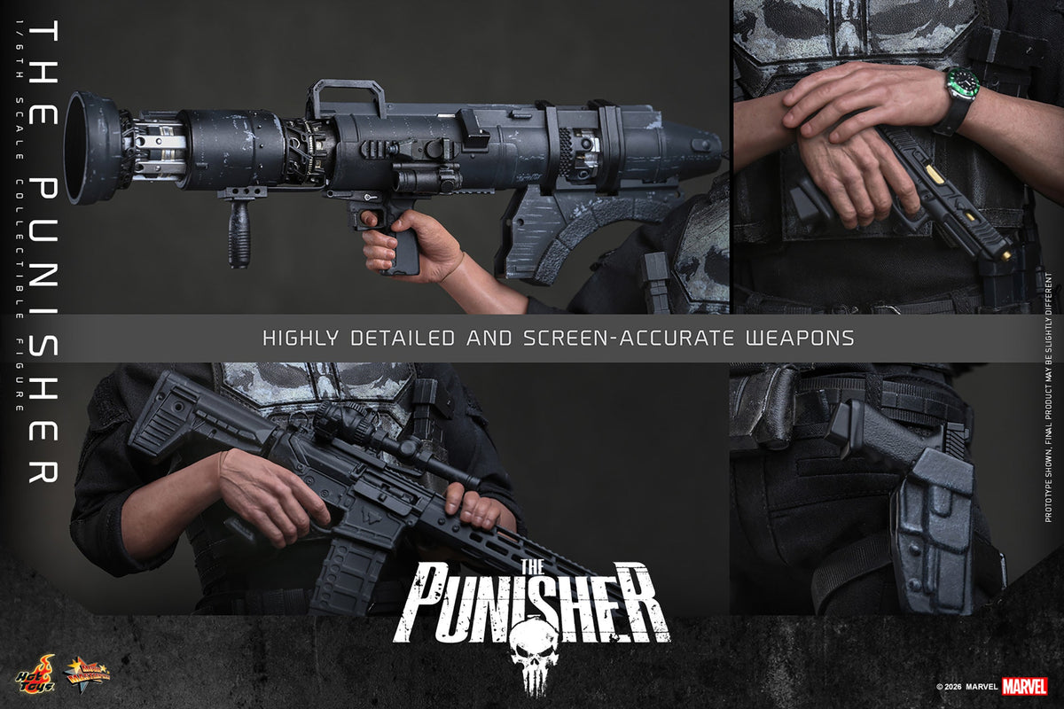 Skull-Emblem Vigilante 1/6 Scale Action Figure