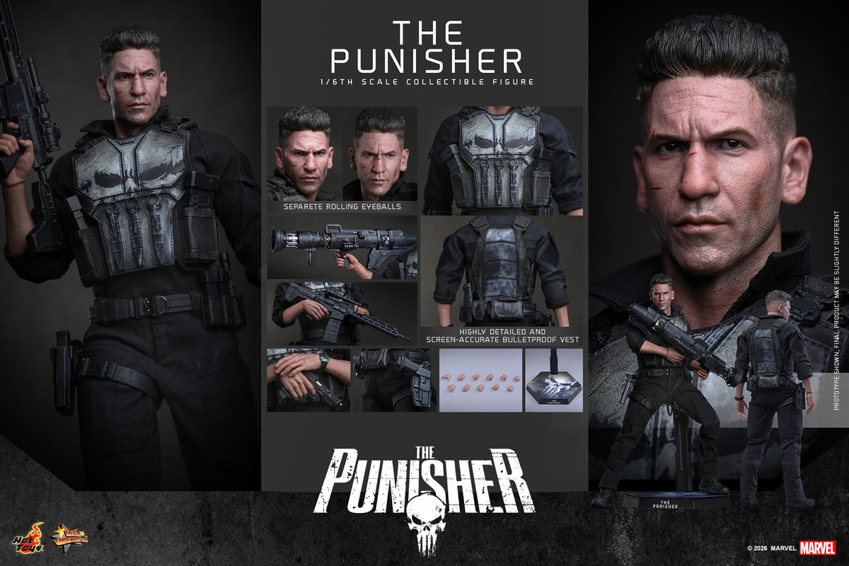 Skull-Emblem Vigilante 1/6 Scale Action Figure