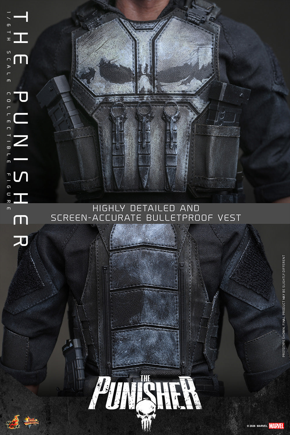 Skull-Emblem Vigilante 1/6 Scale Action Figure