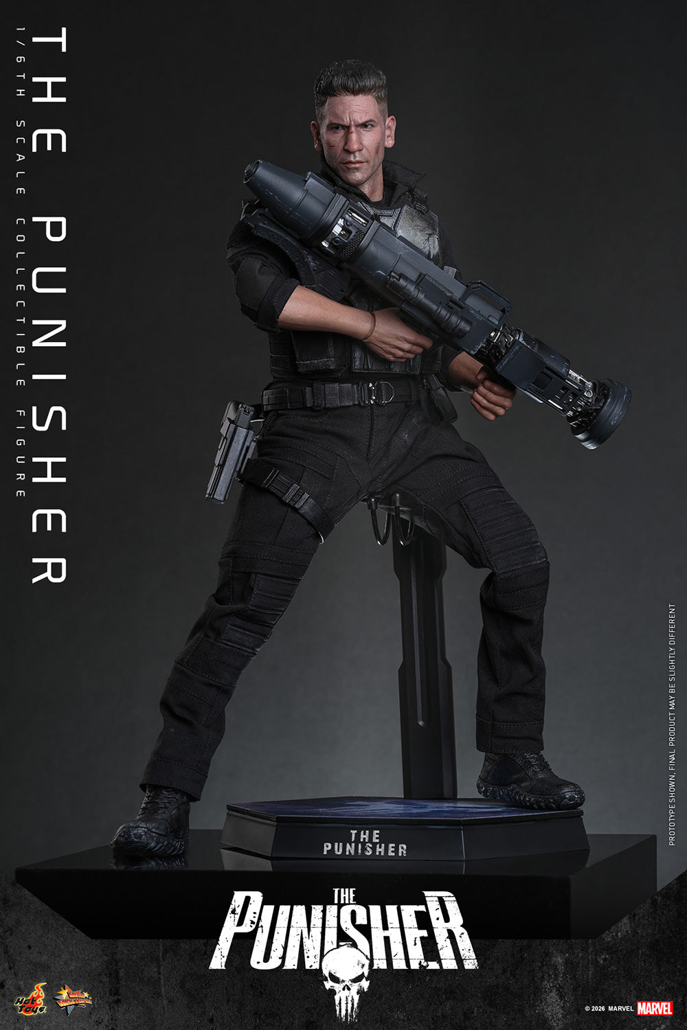 Skull-Emblem Vigilante 1/6 Scale Action Figure