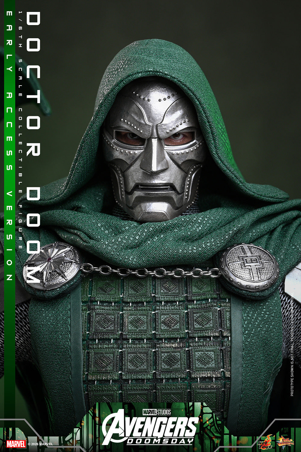 Hooded Armoured Villain 1/6 Scale Action Figure