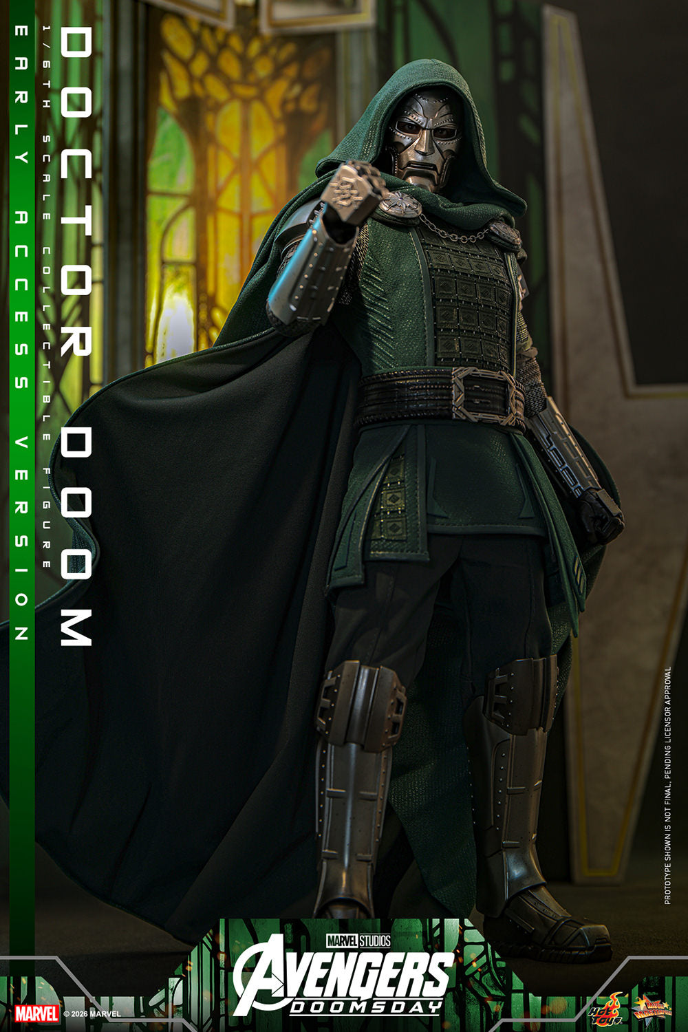 Hooded Armoured Villain 1/6 Scale Action Figure