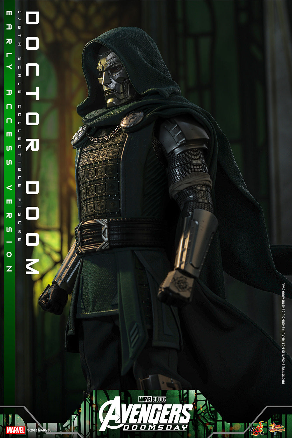 Hooded Armoured Villain 1/6 Scale Action Figure