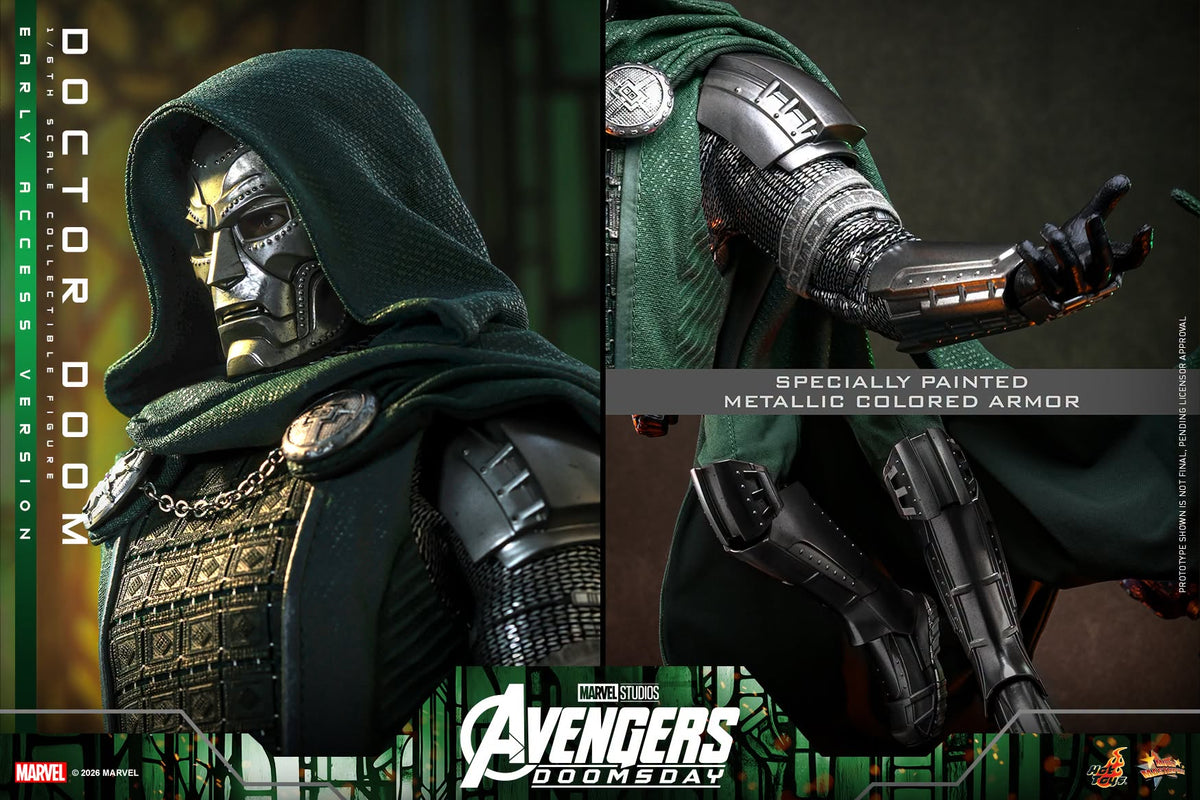 Hooded Armoured Villain 1/6 Scale Action Figure