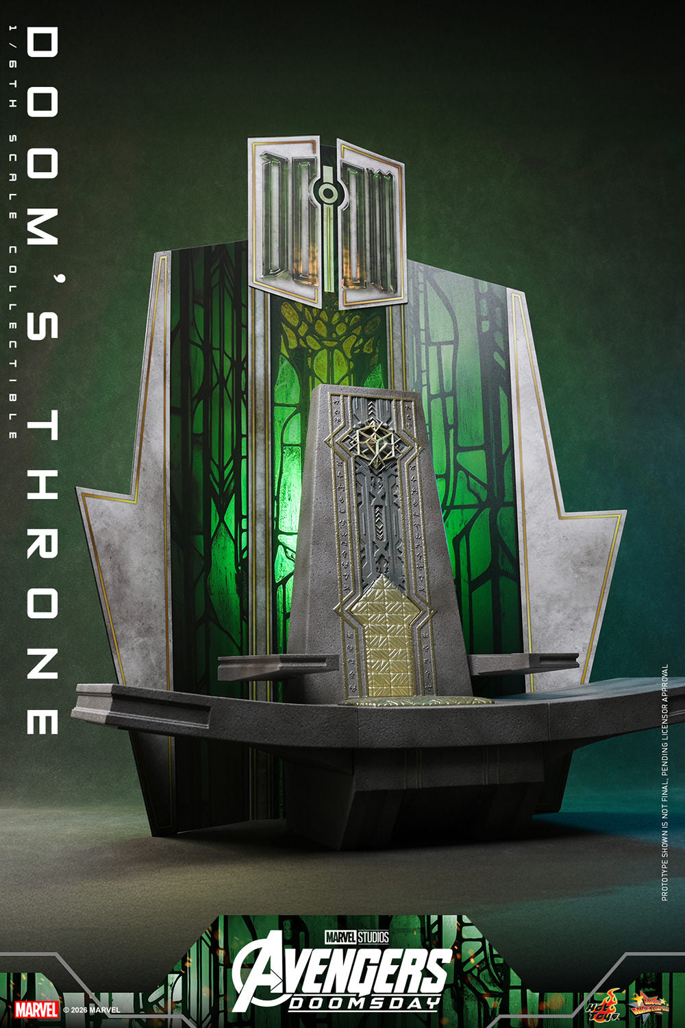 Armoured Villain's Throne 1/6 Scale Accessory