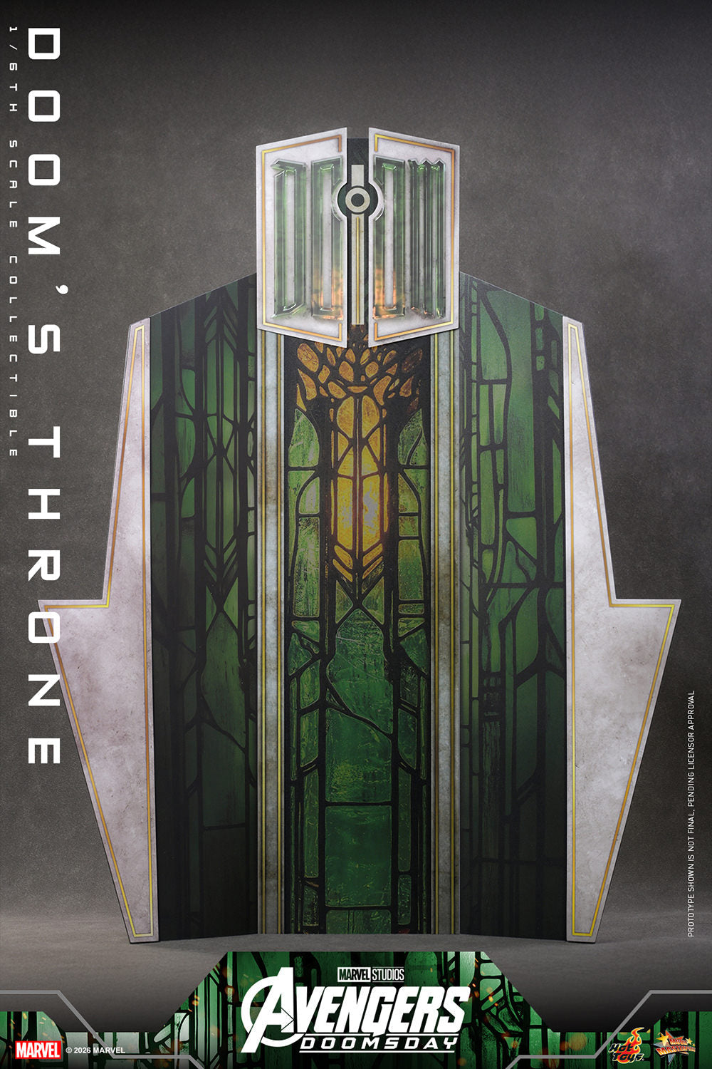 Armoured Villain's Throne 1/6 Scale Accessory