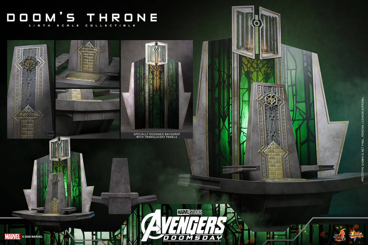 Armoured Villain's Throne 1/6 Scale Accessory