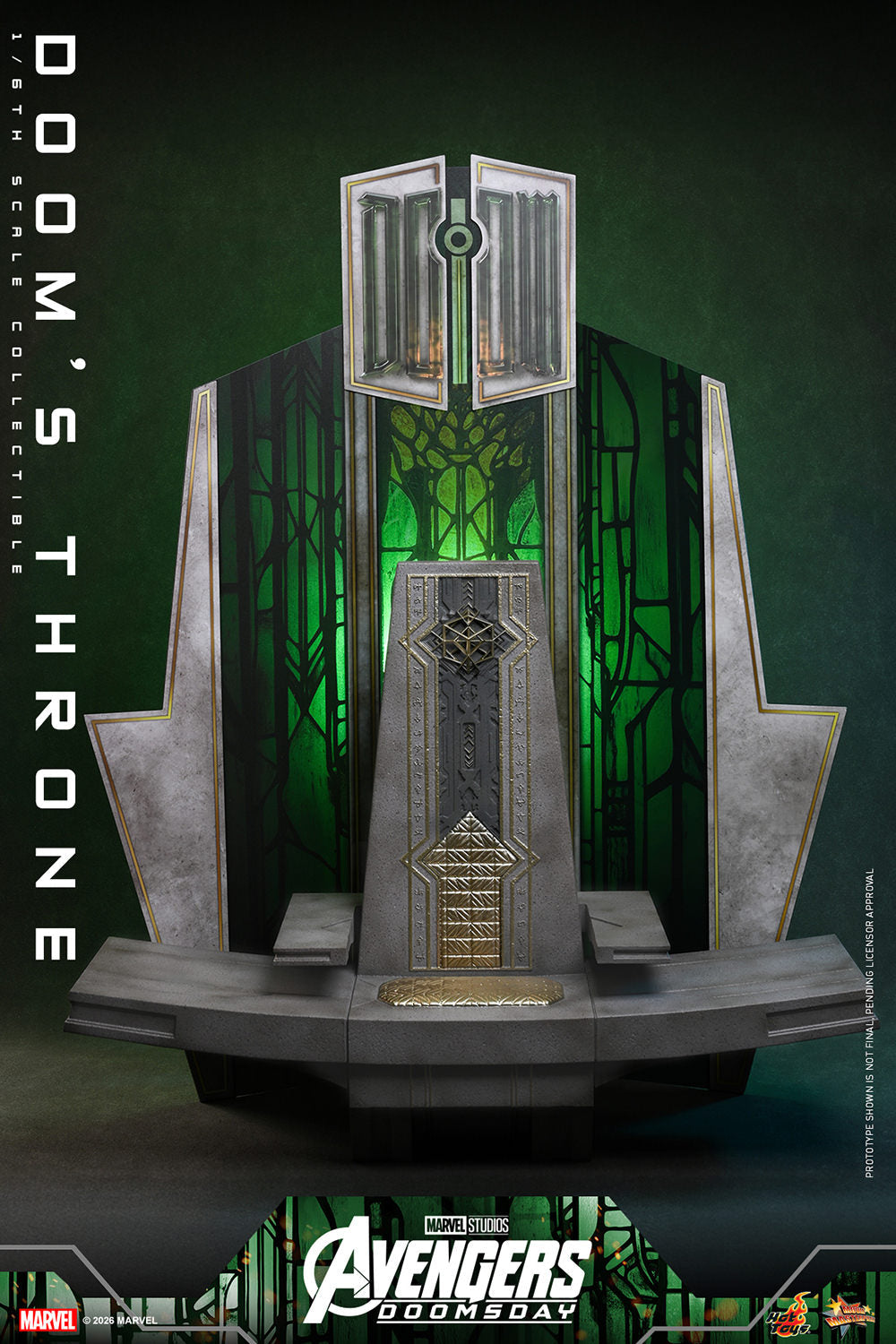Armoured Villain's Throne 1/6 Scale Accessory