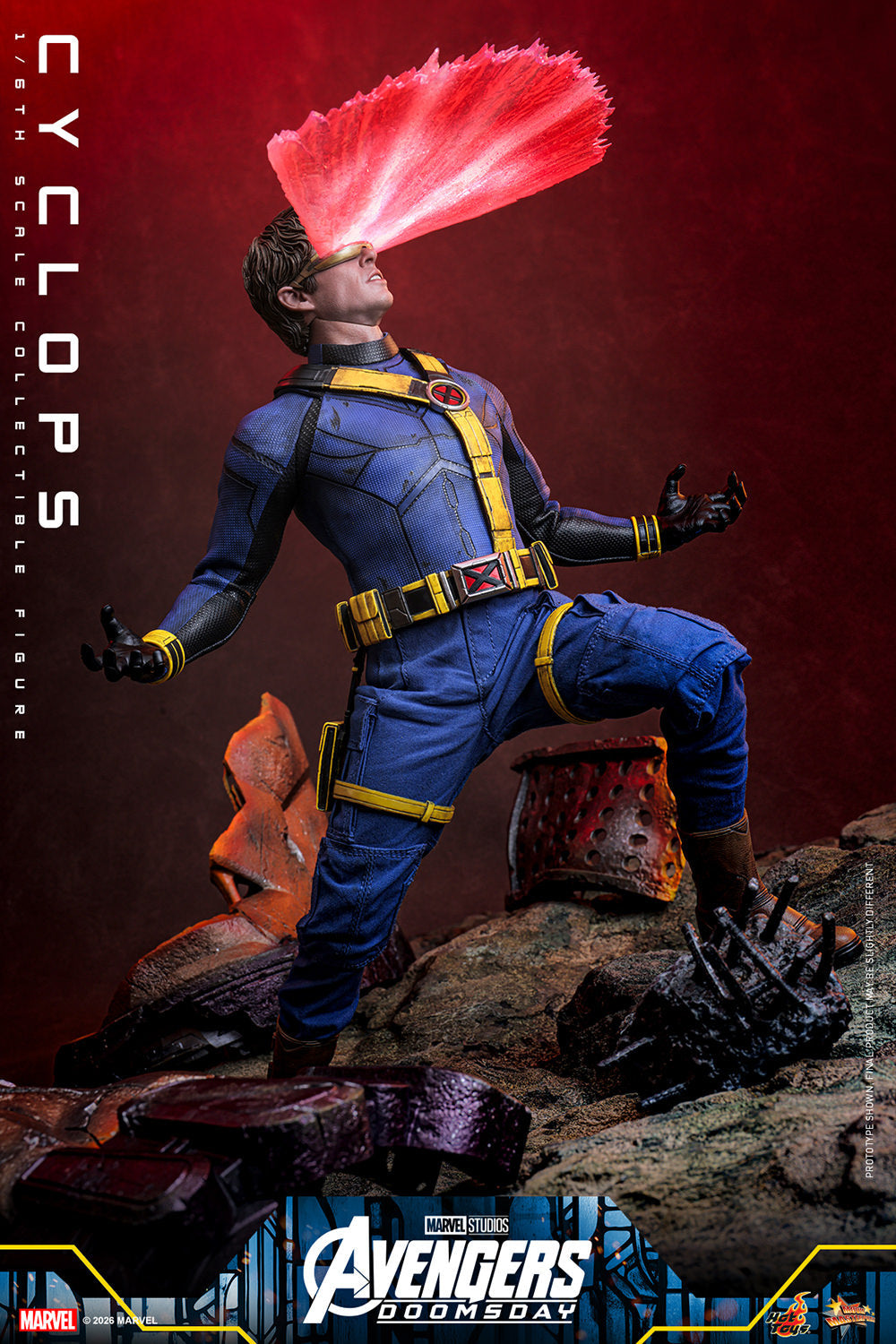 Visor-Wearing Hero 1/6 Scale Action Figure