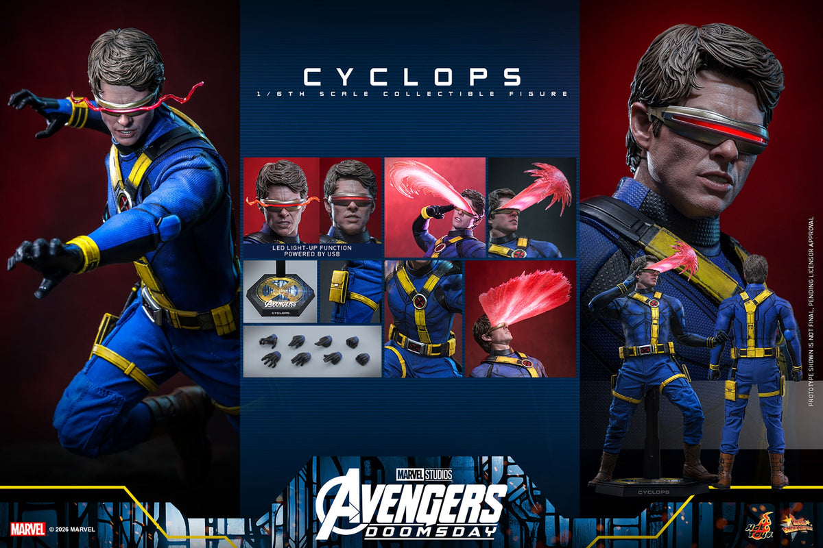 Visor-Wearing Hero 1/6 Scale Action Figure