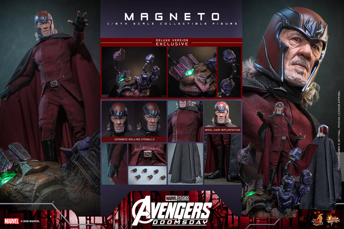 Helmeted Magnetic Villain (Deluxe Version) 1/6 Scale Action Figure