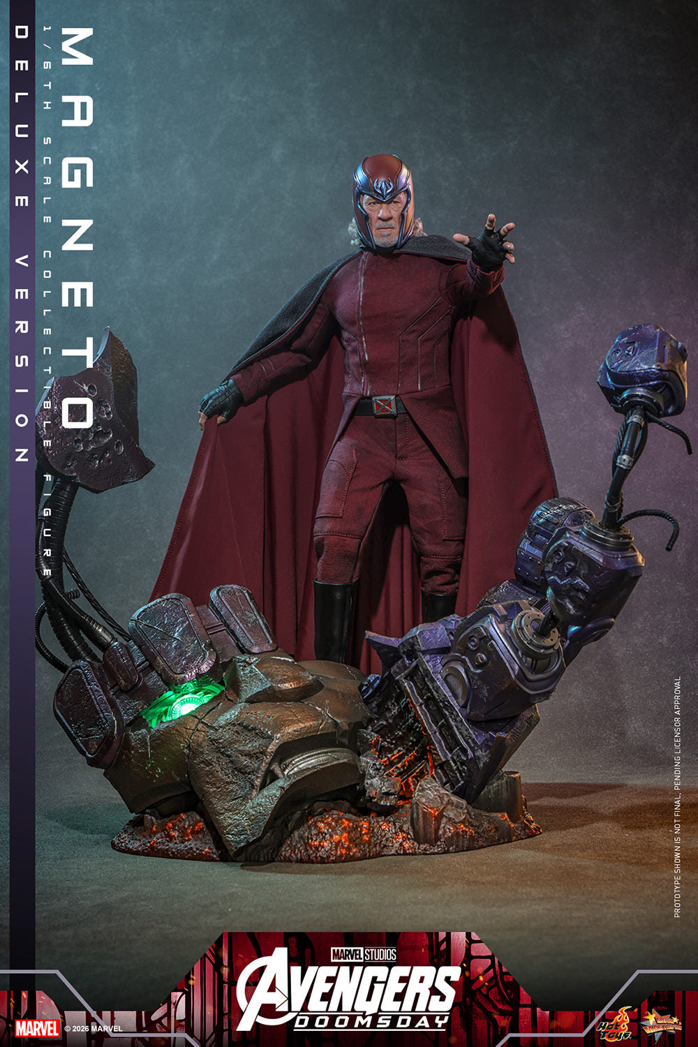 Helmeted Magnetic Villain (Deluxe Version) 1/6 Scale Action Figure