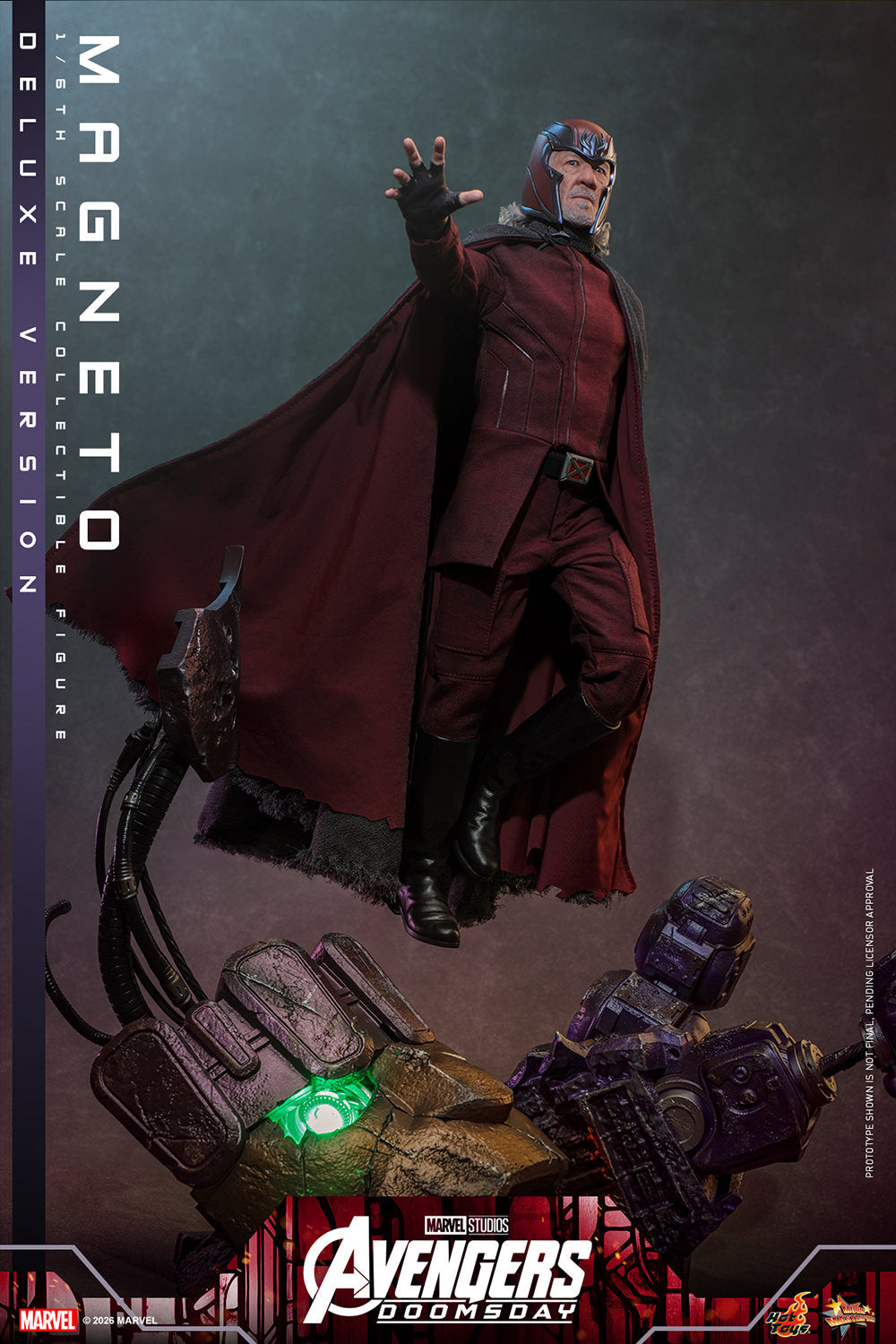 Helmeted Magnetic Villain (Deluxe Version) 1/6 Scale Action Figure