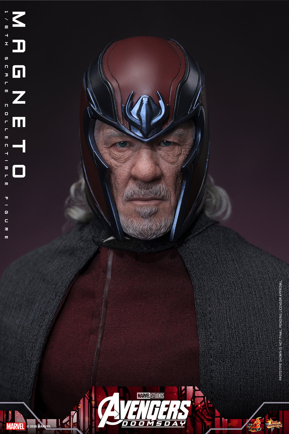 Helmeted Magnetic Villain 1/6 Scale Action Figure