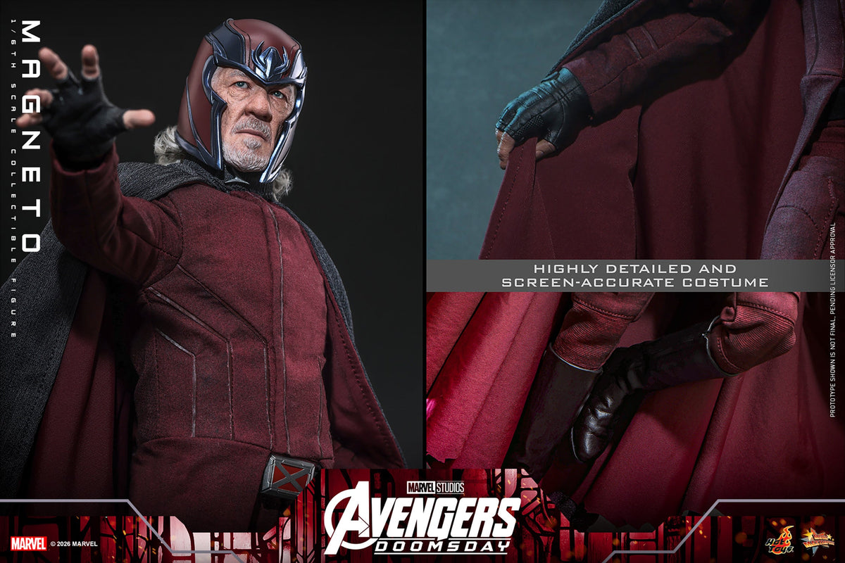 Helmeted Magnetic Villain 1/6 Scale Action Figure
