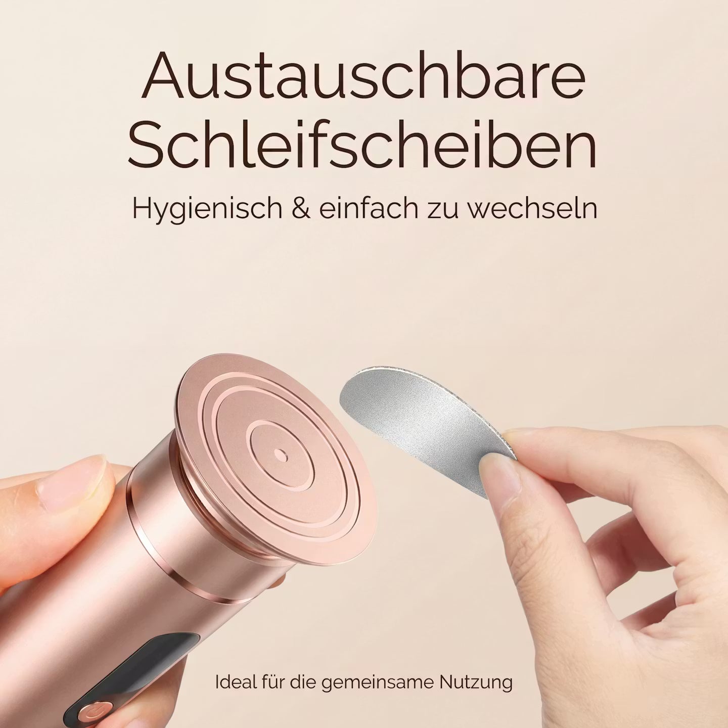 Electric Foot Callus Remover – Rechargeable Pedicure Tool with Replaceable Heads
