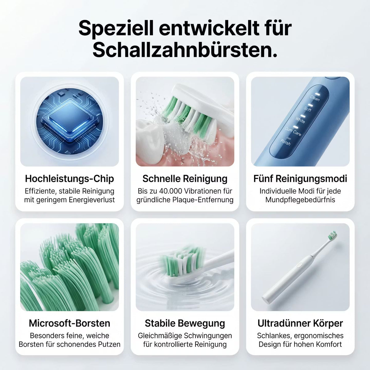 Rechargeable Electric Toothbrush – Portable Daily Oral Care Brush