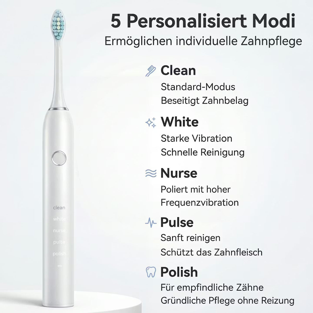 Rechargeable Electric Toothbrush – Portable Daily Oral Care Brush