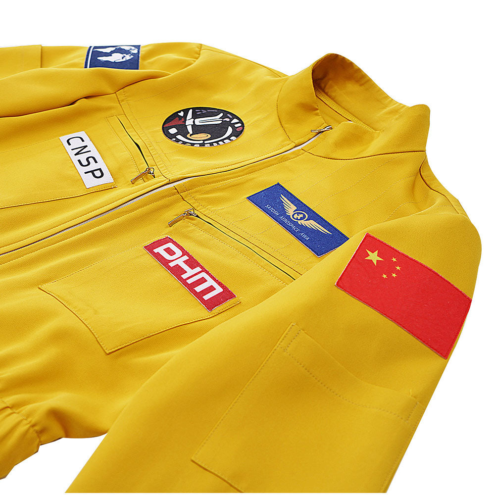 Kids' Project Hail Mary (2026) Ryland Grace Yellow Space Jumpsuit Halloween Costume