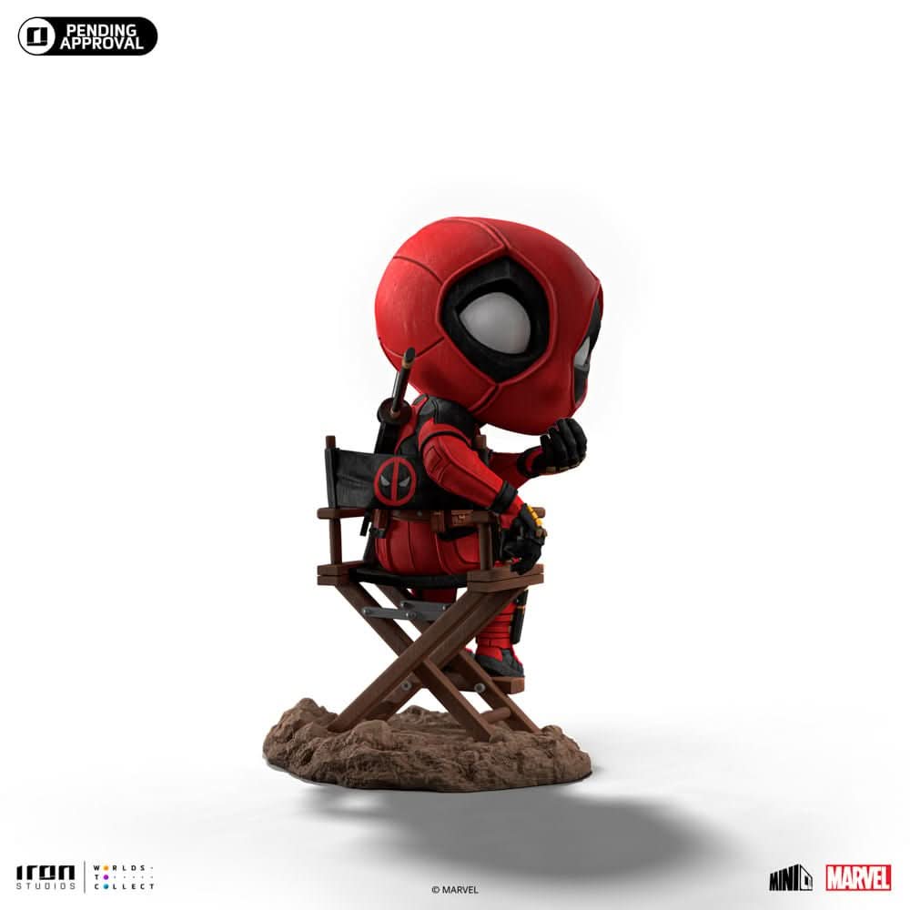 Red Masked Mercenary Mini Collectible Statue