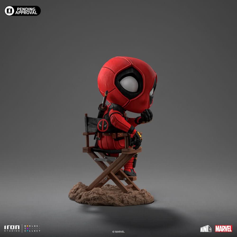 Red Masked Mercenary Mini Collectible Statue