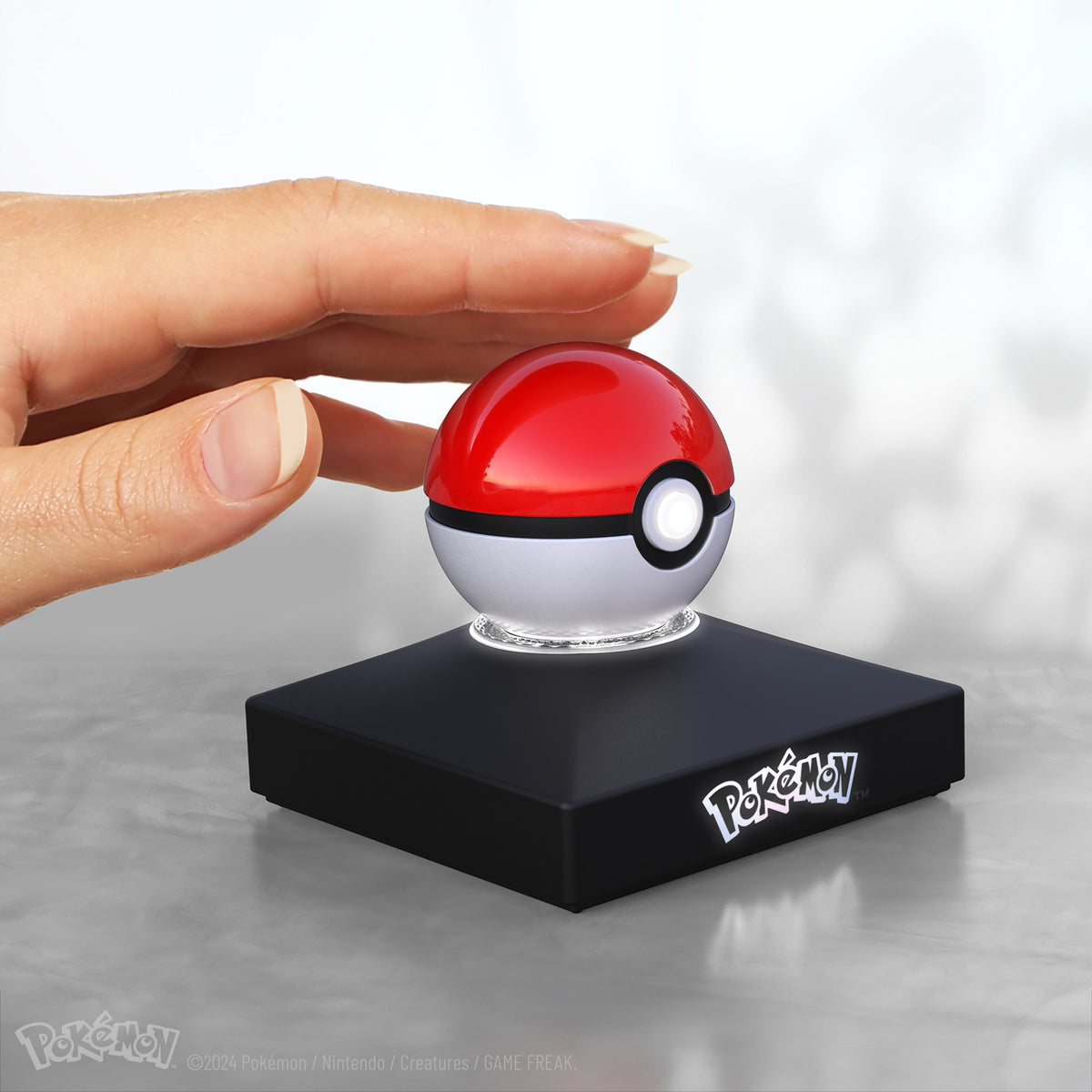 Die-Cast Mini Red-and-White Capture Ball Replica