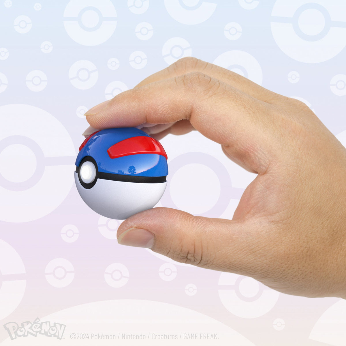 Die-Cast Mini Blue-and-Red Capture Ball Replica