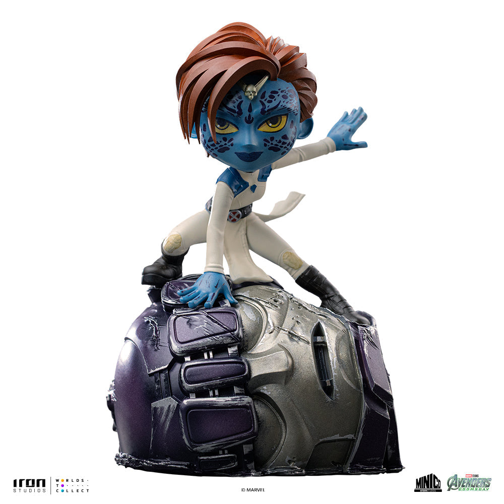 Blue Shapeshifting Heroine - Mini Collectible Statue