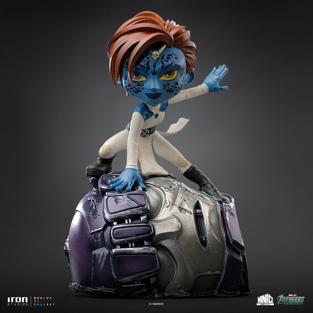Blue Shapeshifting Heroine - Mini Collectible Statue