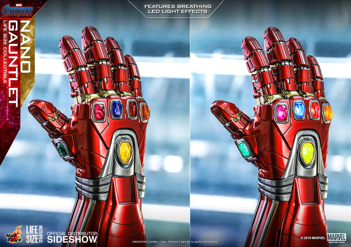 Armoured LED Display Gauntlet - Life-Size 52 cm