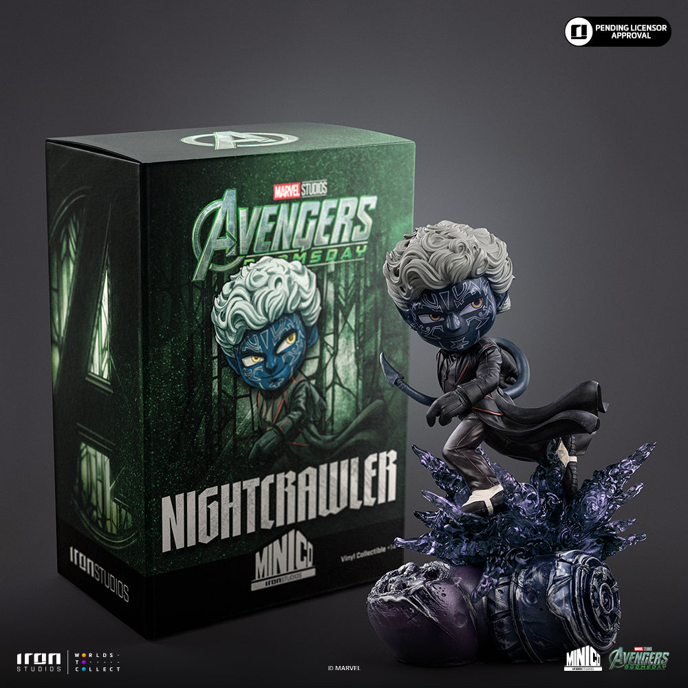 Blue Teleporting Hero - Mini Collectible Statue