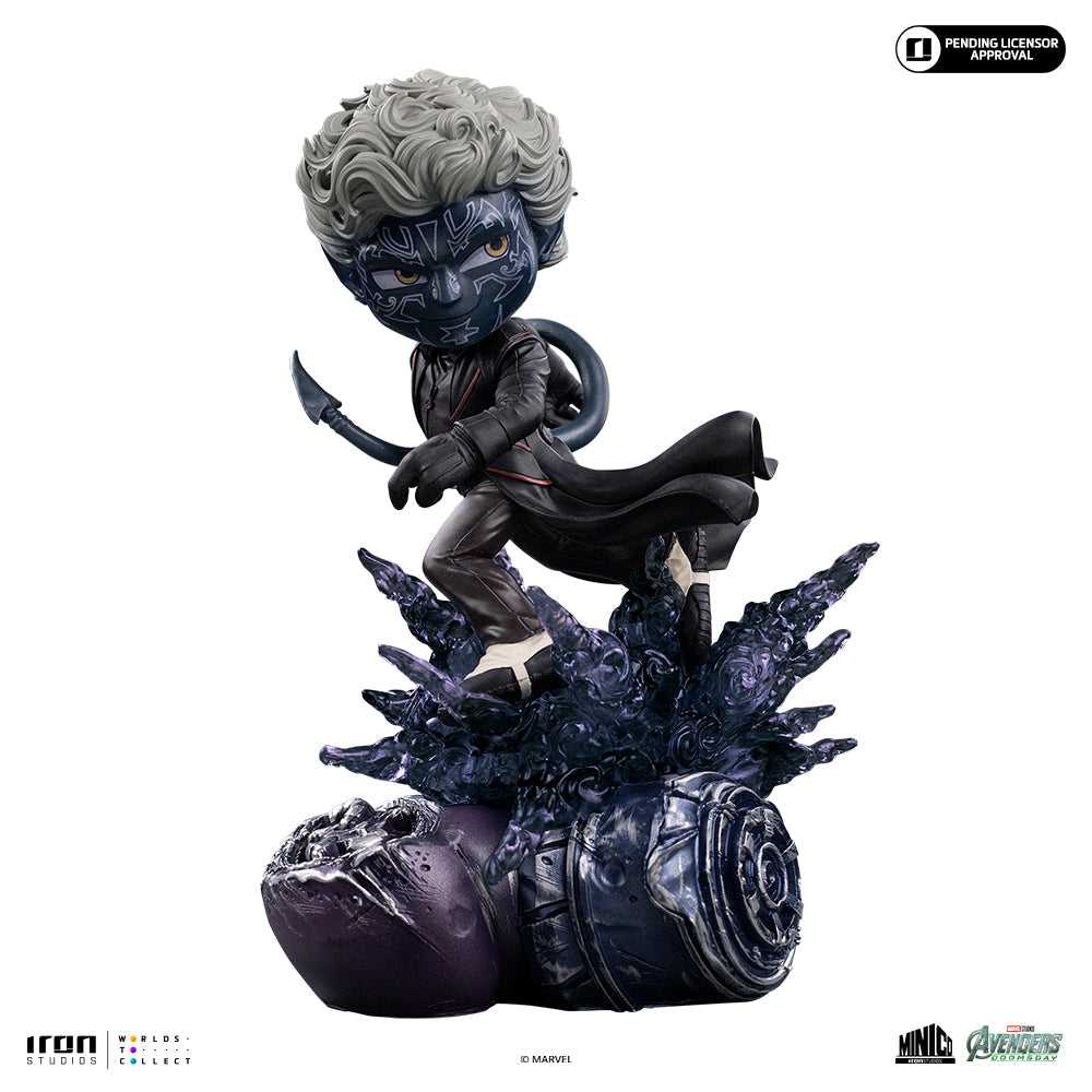 Blue Teleporting Hero - Mini Collectible Statue