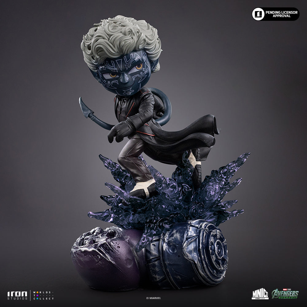 Blue Teleporting Hero - Mini Collectible Statue
