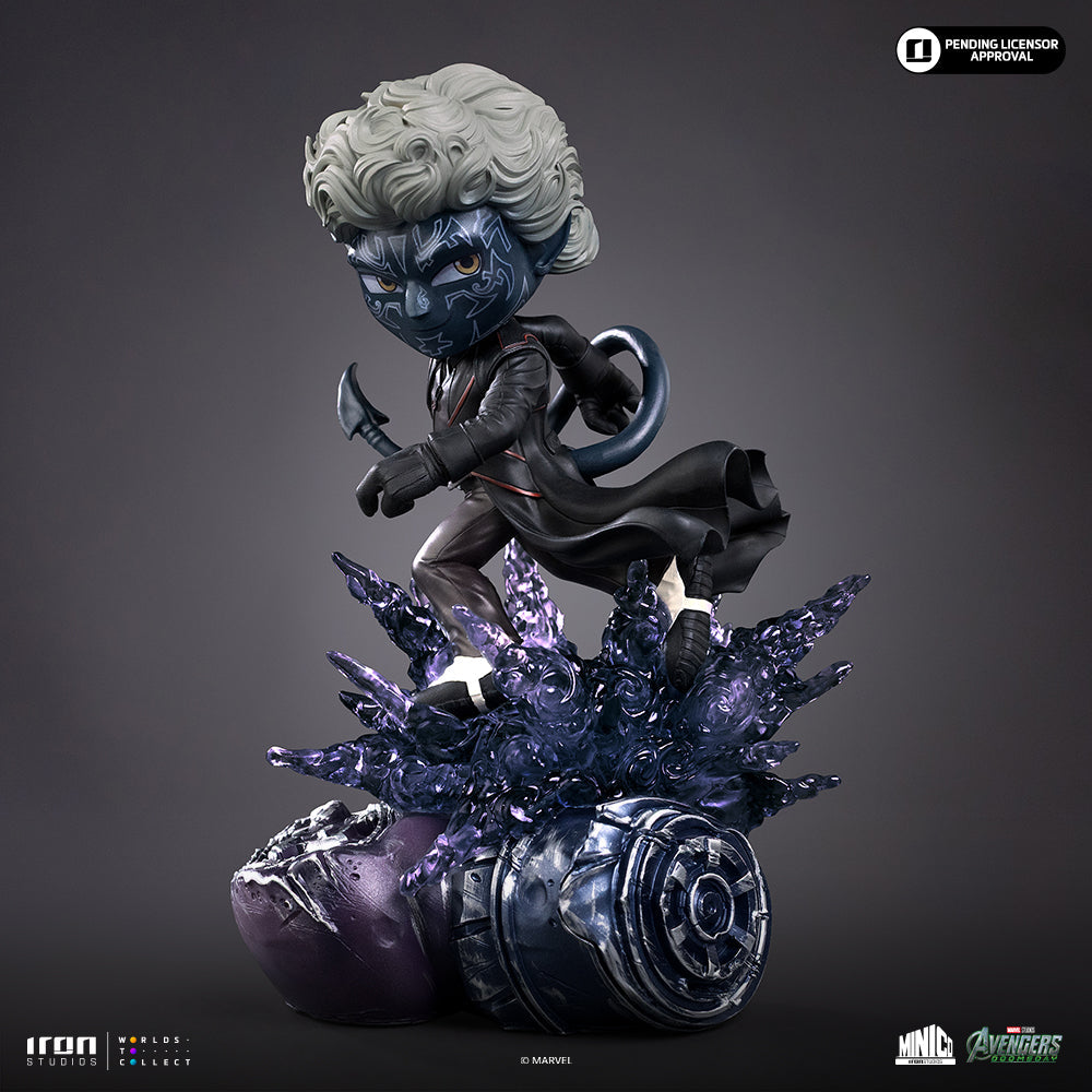 Blue Teleporting Hero - Mini Collectible Statue