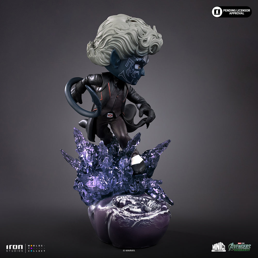Blue Teleporting Hero - Mini Collectible Statue