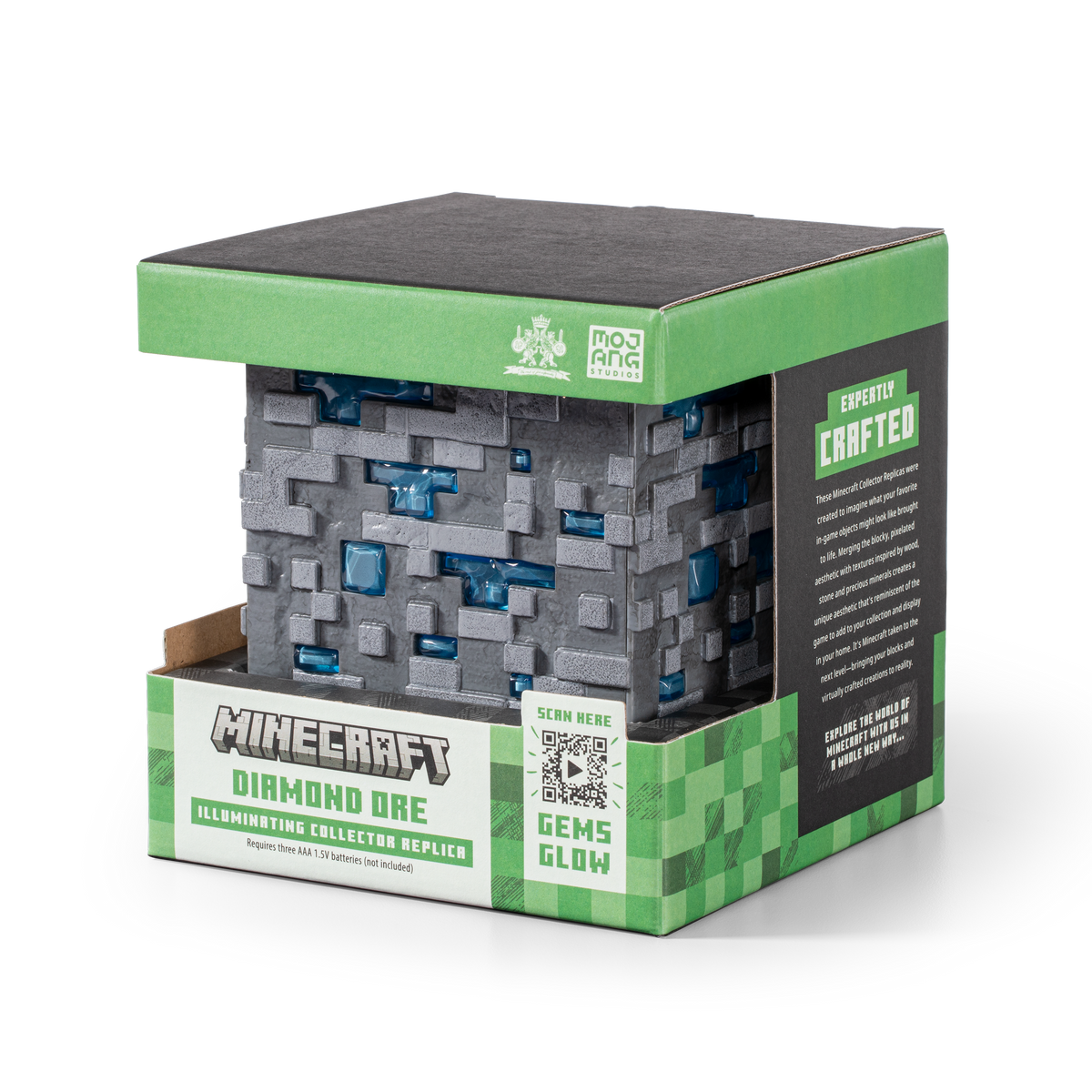 Blue Pixel Ore – Illuminating Collector Replica