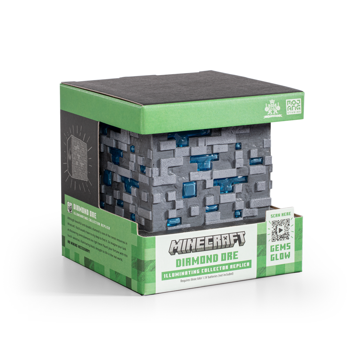 Blue Pixel Ore – Illuminating Collector Replica