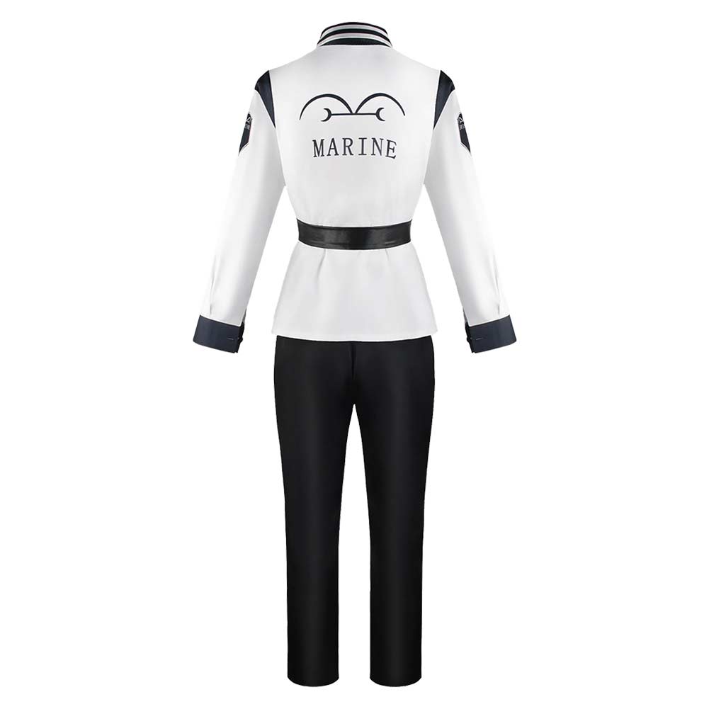 One Piece Live-action 2 (2026) Koby White Marine Uniform Set Halloween Costume
