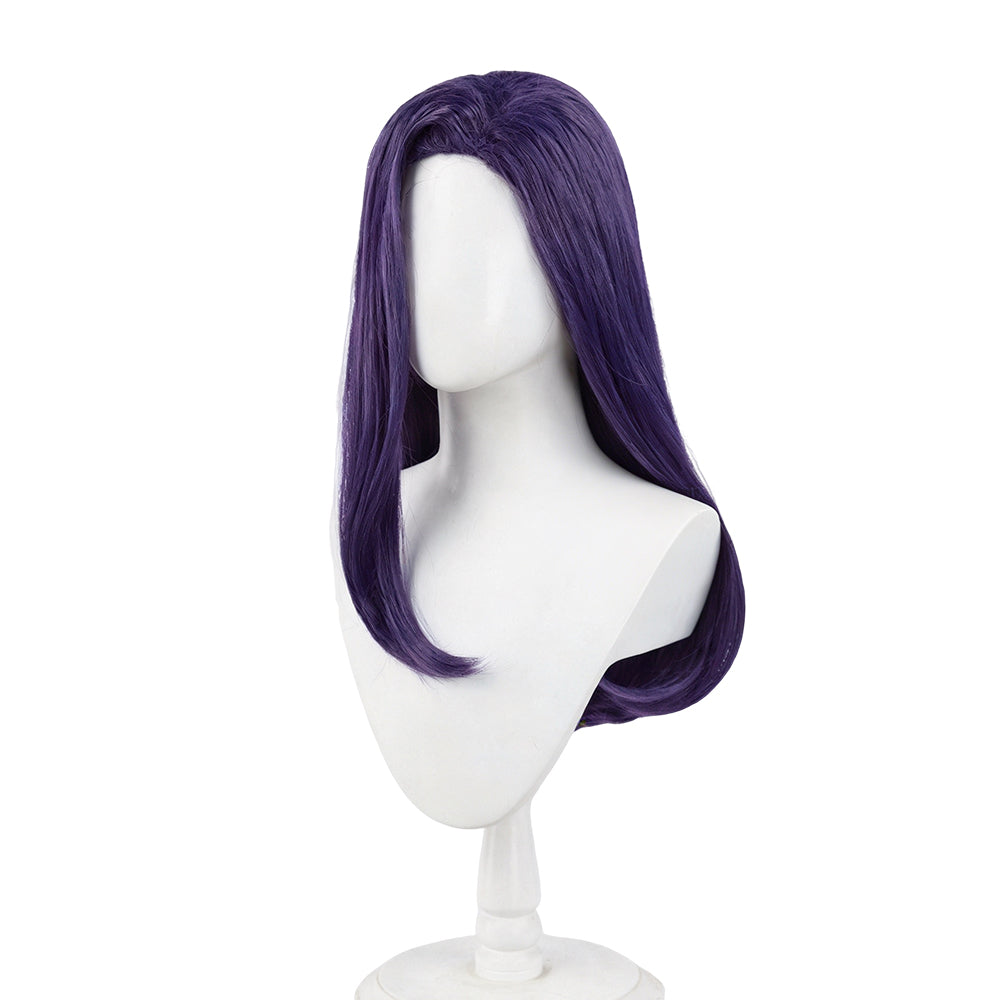 Overwatch D.Mon Purple Wig Halloween Cosplay Accessory