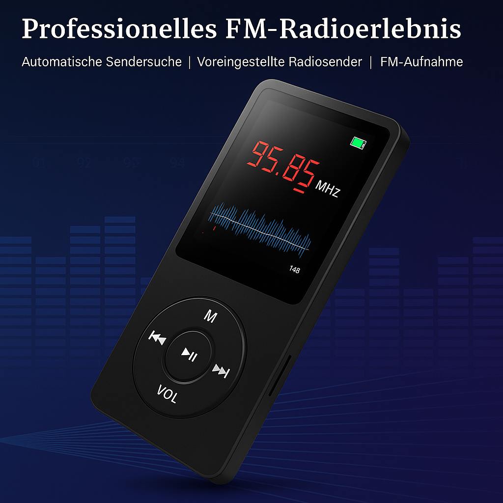 Portable MP3 Music Player – Compact Digital Audio Player