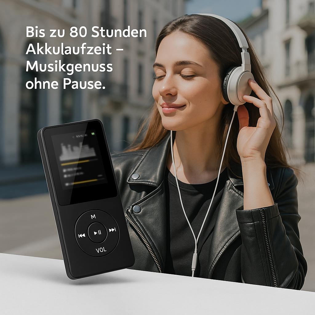 Portable MP3 Music Player – Compact Digital Audio Player