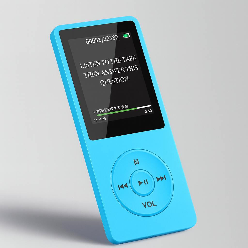 Portable MP3 Music Player – Compact Digital Audio Player