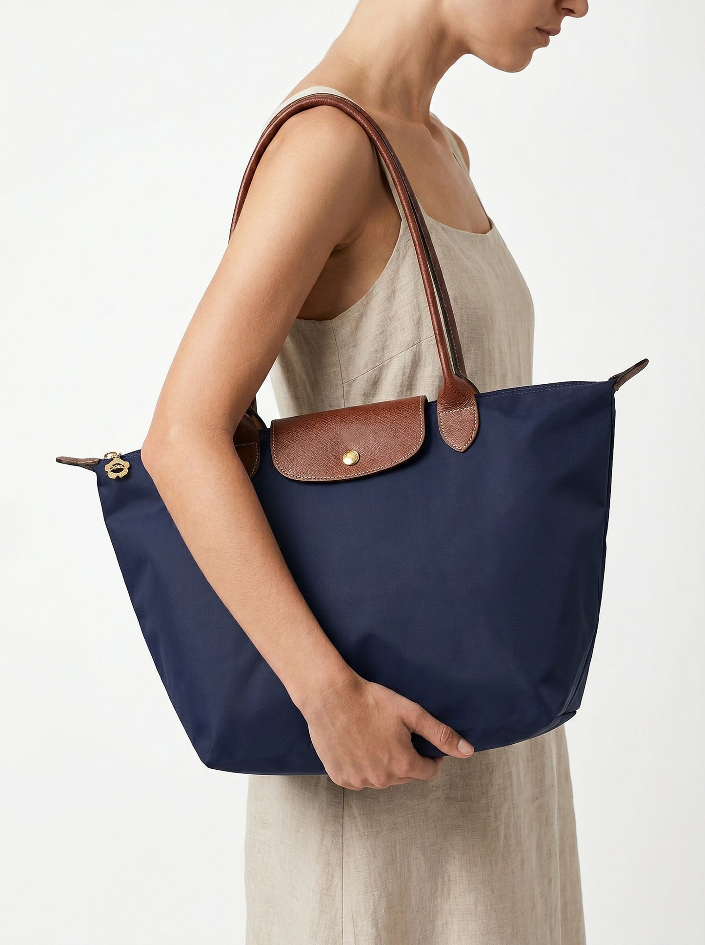Women’s Structured Work Tote Bag – Laptop Shoulder Bag with Compartments