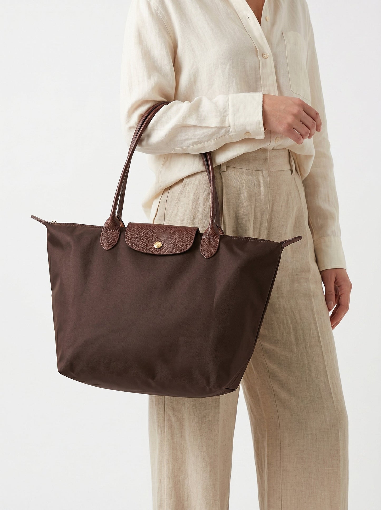 Women’s Structured Work Tote Bag – Laptop Shoulder Bag with Compartments