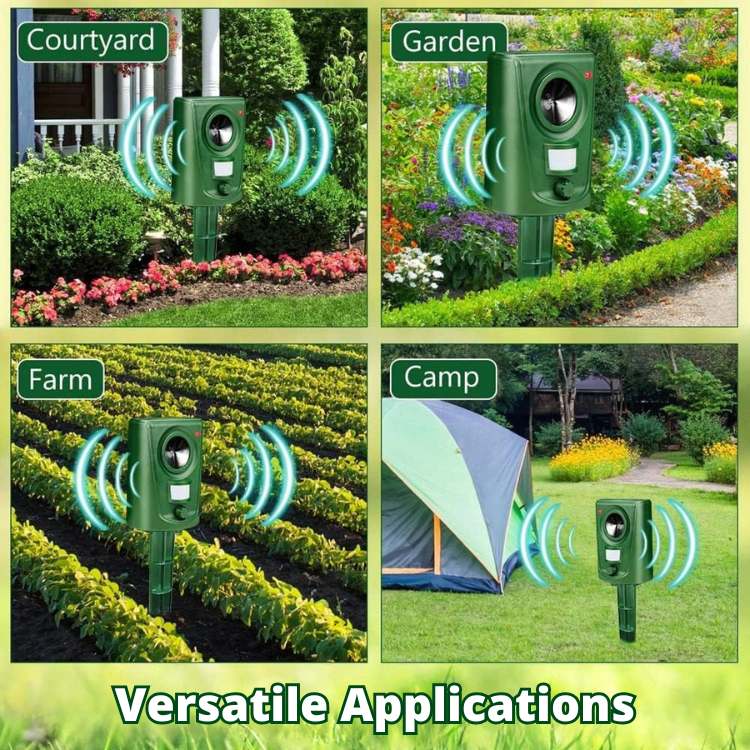 Ultrasonic Cat Repeller – Smart Outdoor Garden Deterrent